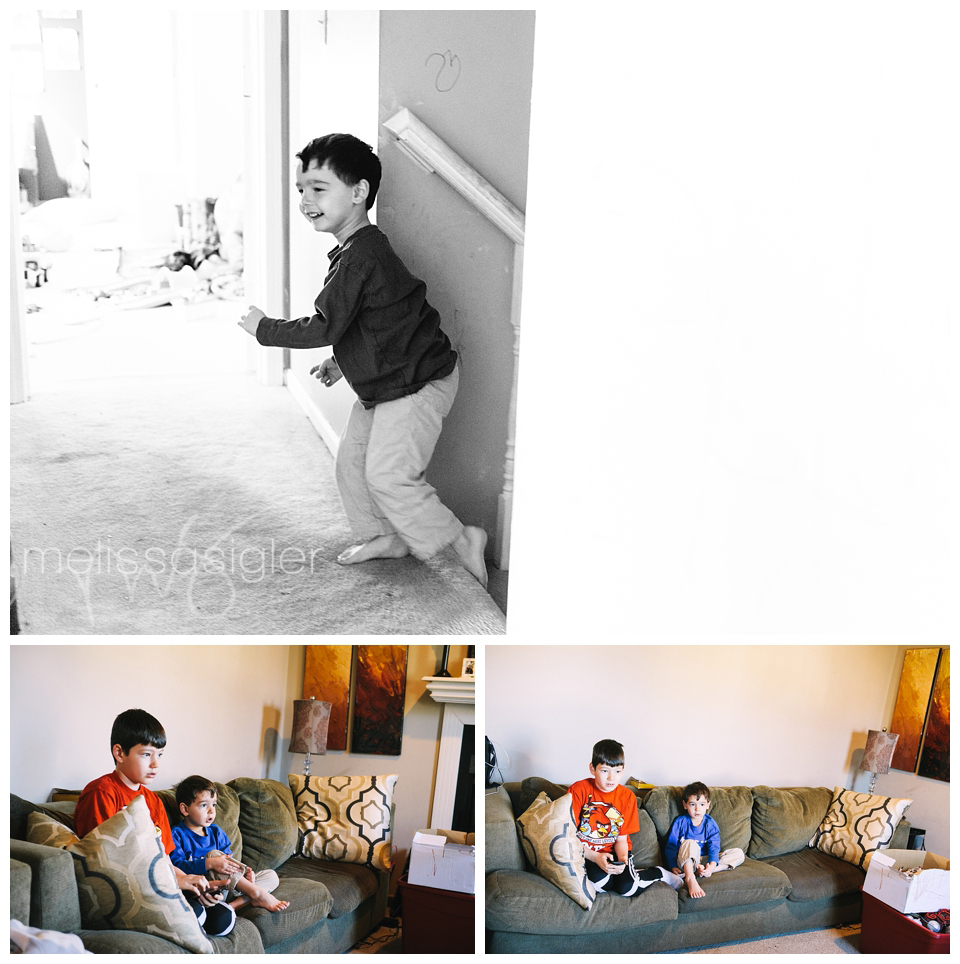 Newborn-Lifestyle Portraiture-Lawrence-Kansas City-Topeka Photographer-Melissa Sigler-Video Games-Brothers