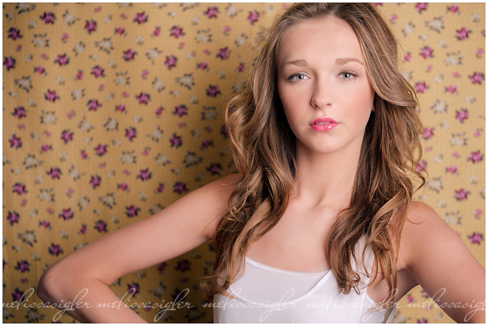 Teen Model Singer Actress Hailey Young Studio Headshots by Melissa Sigler Photography