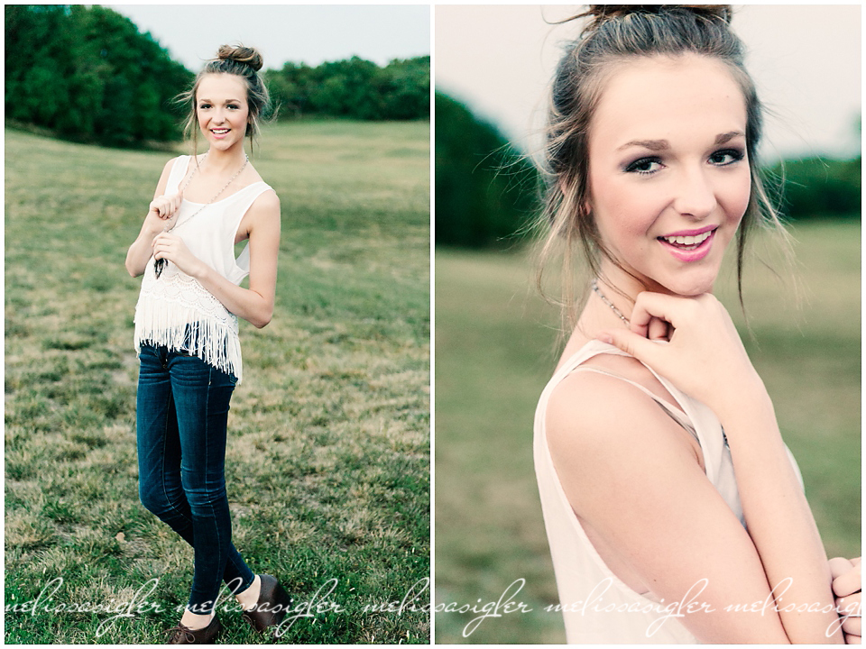 Teen Model Singer Actress Hailey Young Outdoor Headshots by Melissa Sigler Photography