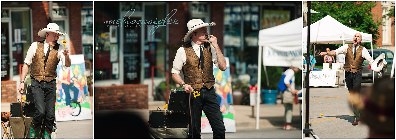 T Texas Terry-Cowboy Comedy Show-Lawrence Busker Festival-Street Performer
