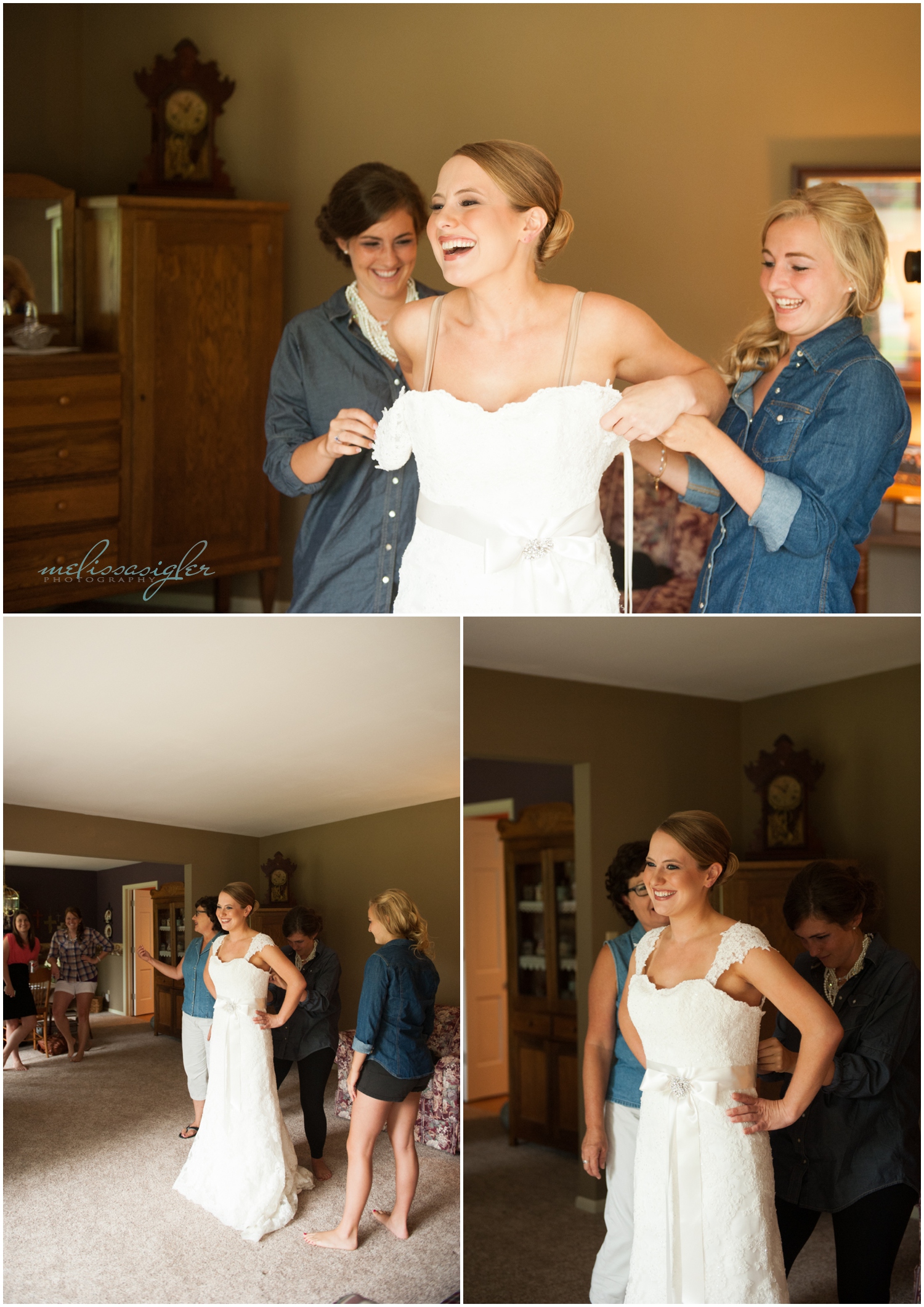 Bride Getting Ready-Kansas City Wedding Photographer Melissa Sigler-2013-Columbus, Missouri