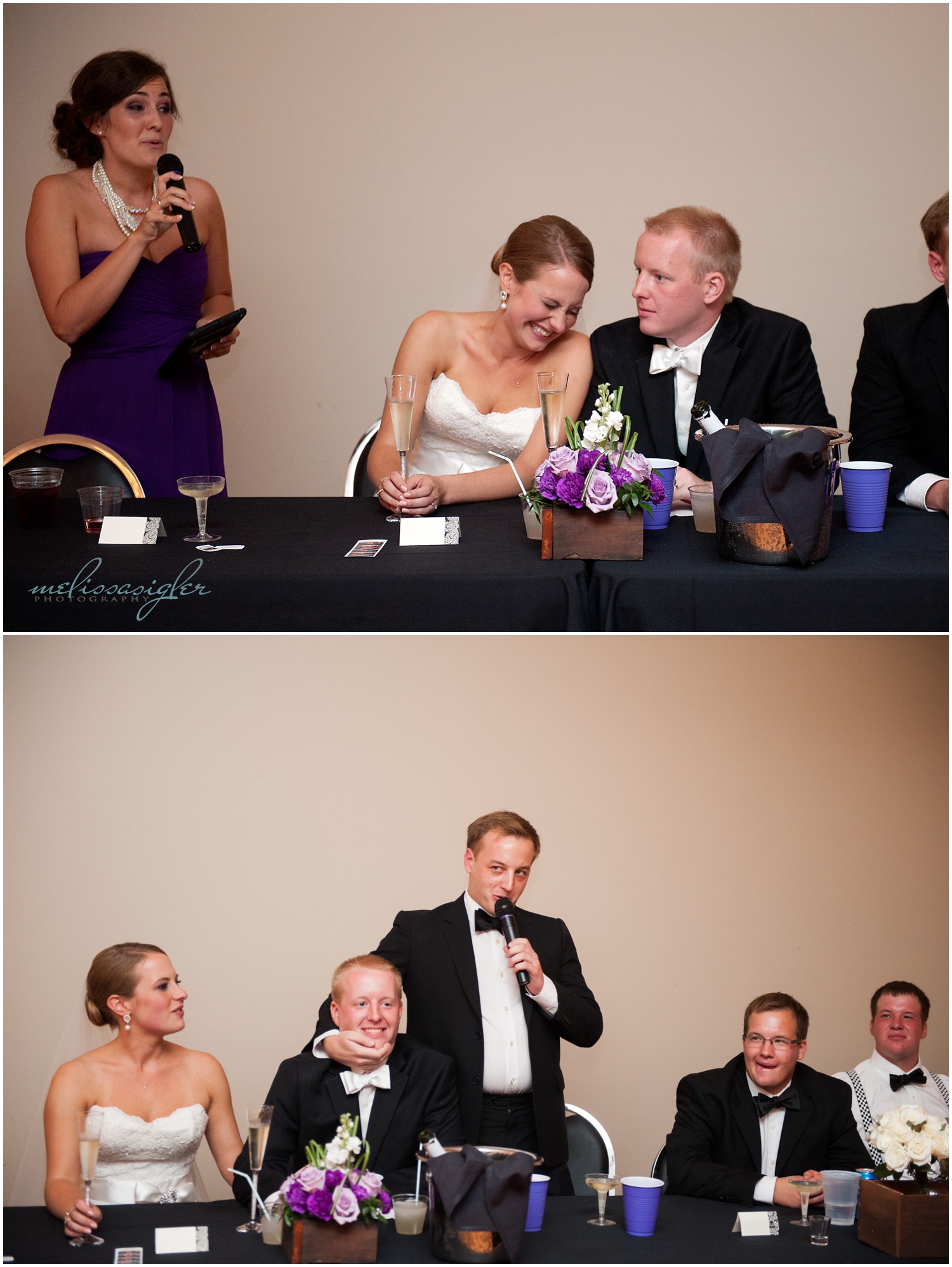 Best Man and Maid of Honor speech-Kansas City Wedding Photographer Melissa Sigler-2013-Blue Springs, Missouri