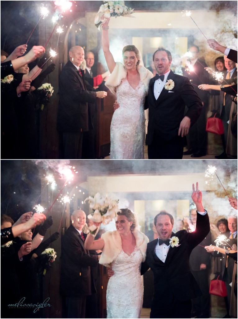 Lawrence Kansas Wedding Photographer-Danforth Chapel-University of Kansas-Sparkler Exit
