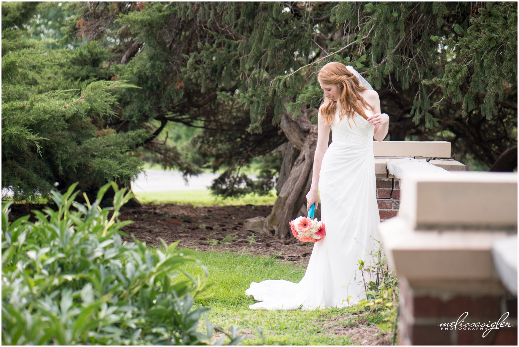 Bridal portrait at Longview Mansion by Melissa Sigler Photography