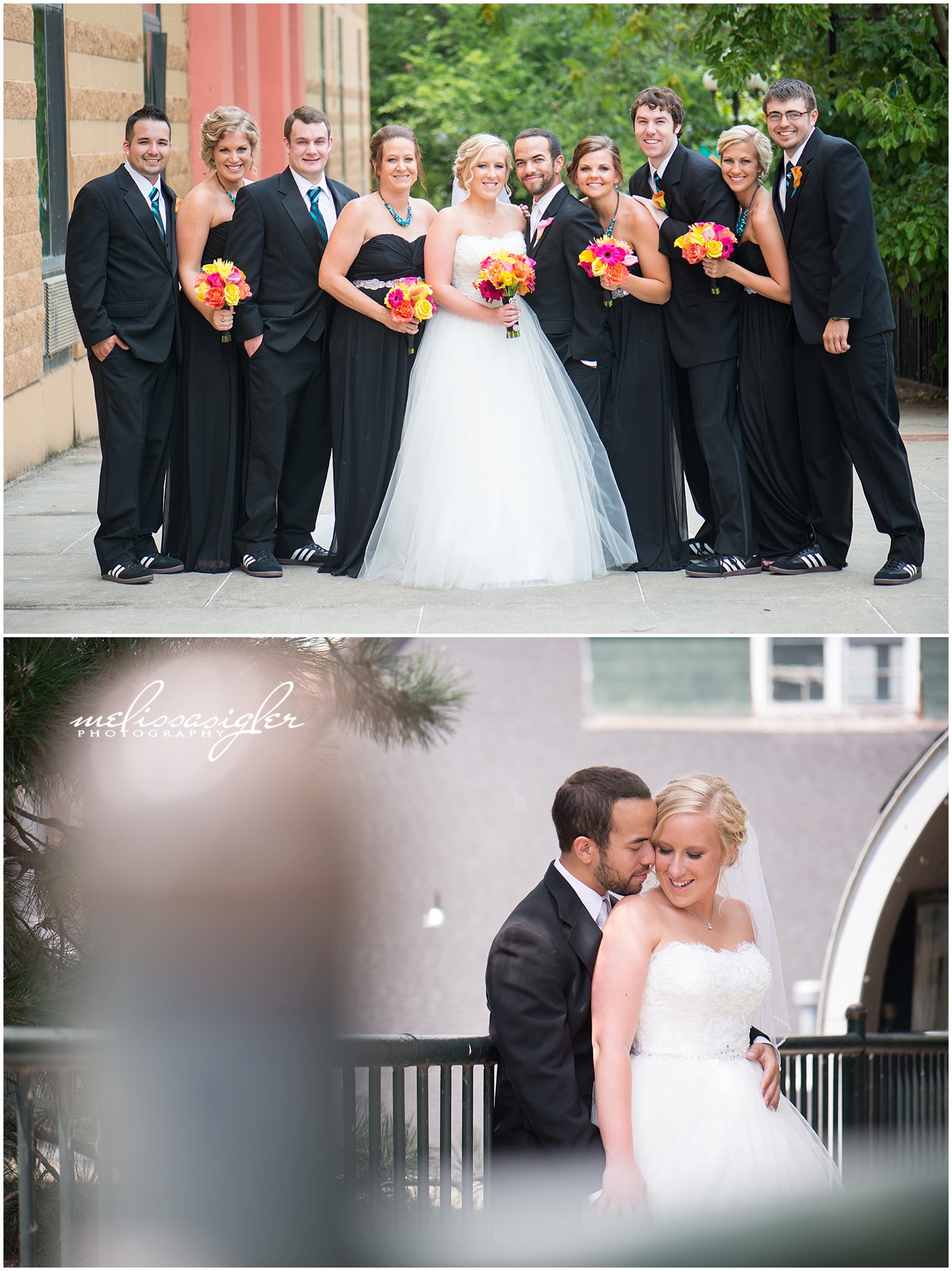 Bridal Party in Lawrence Kansas by Melissa Sigler Photography