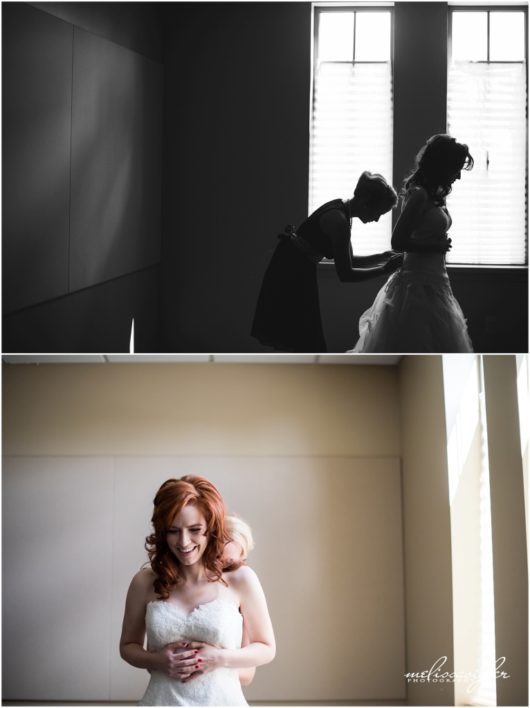 Bride getting ready by wedding photojournalist Melissa Sigler