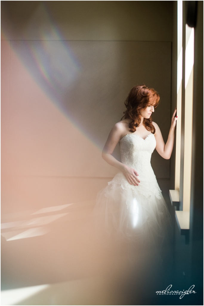 Bridal portrait by Lawrence Kansas wedding photographer Melissa Sigler