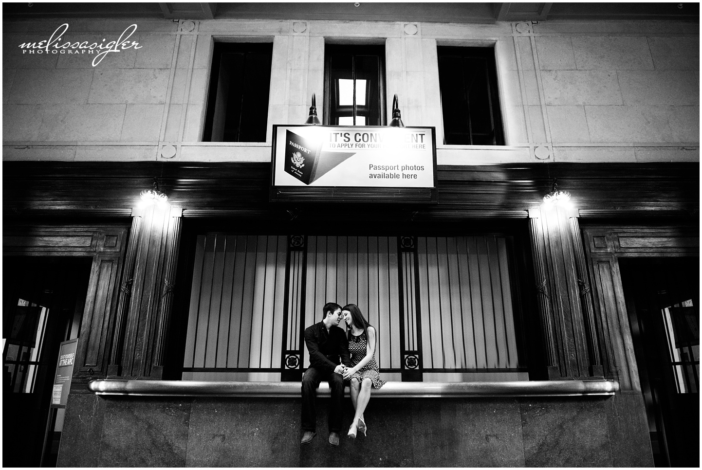 Engagement session at Union Station in Kansas City