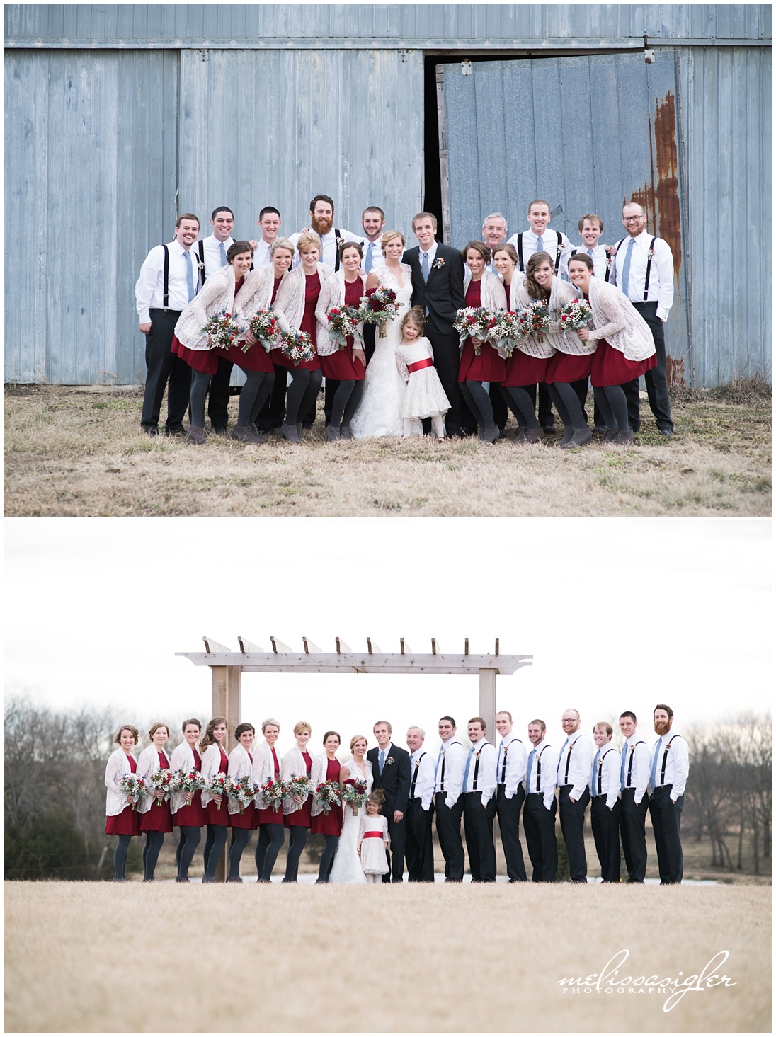 Country wedding in Lawrence Kansas