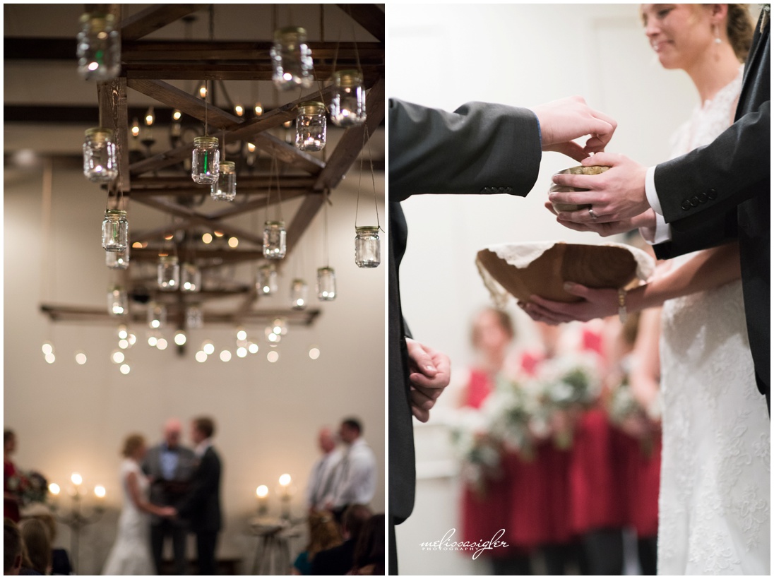 DIY wedding details with mason jars