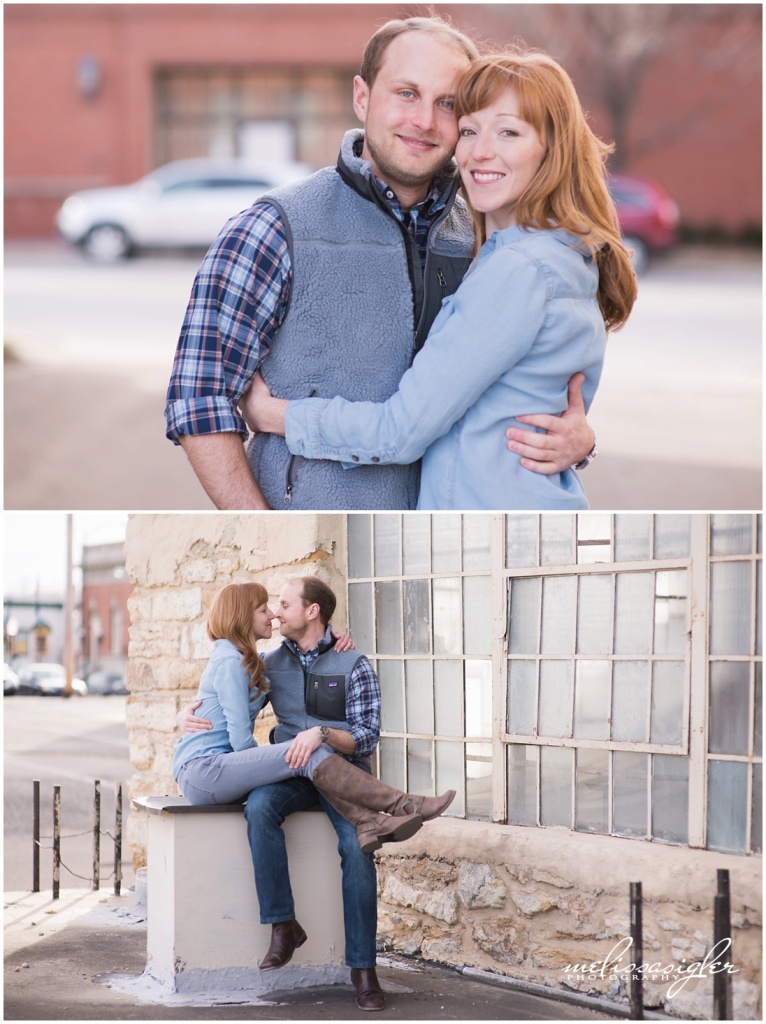 Engagement photographers in Lawrence Kansas