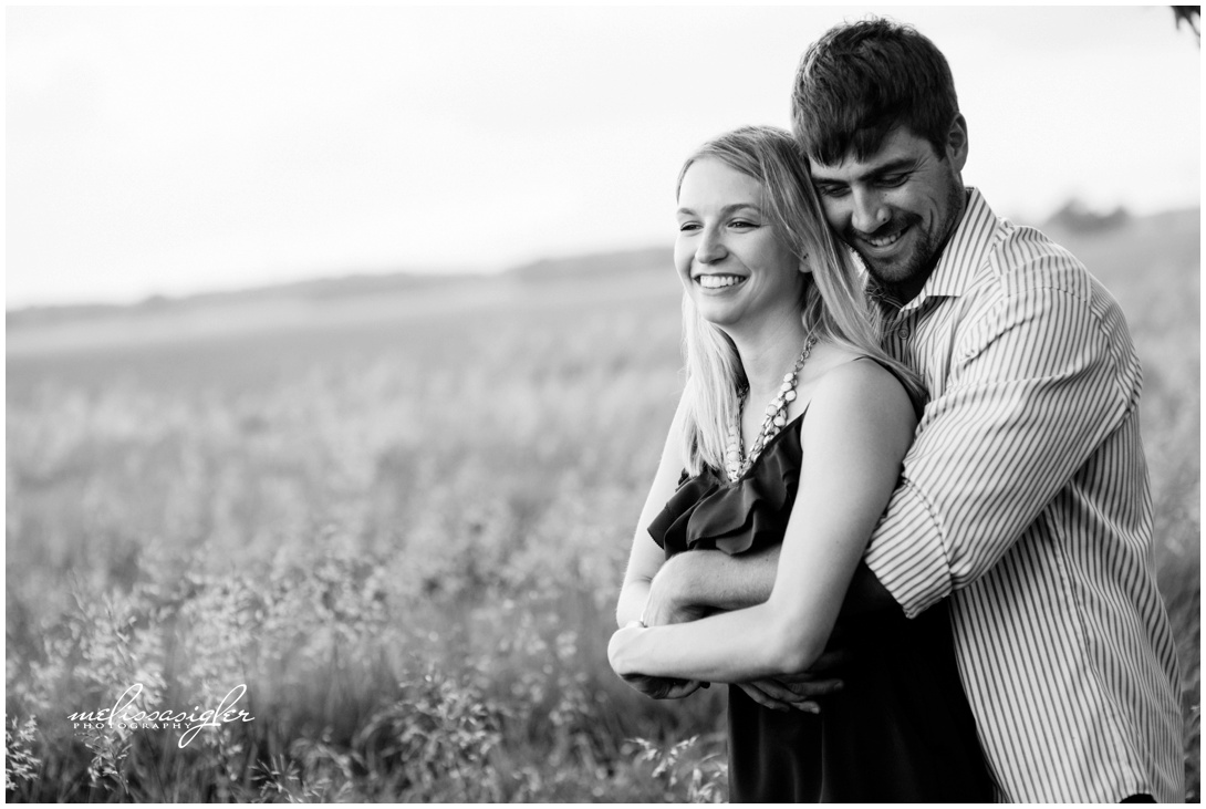 Country engagement photos lawrence kansas