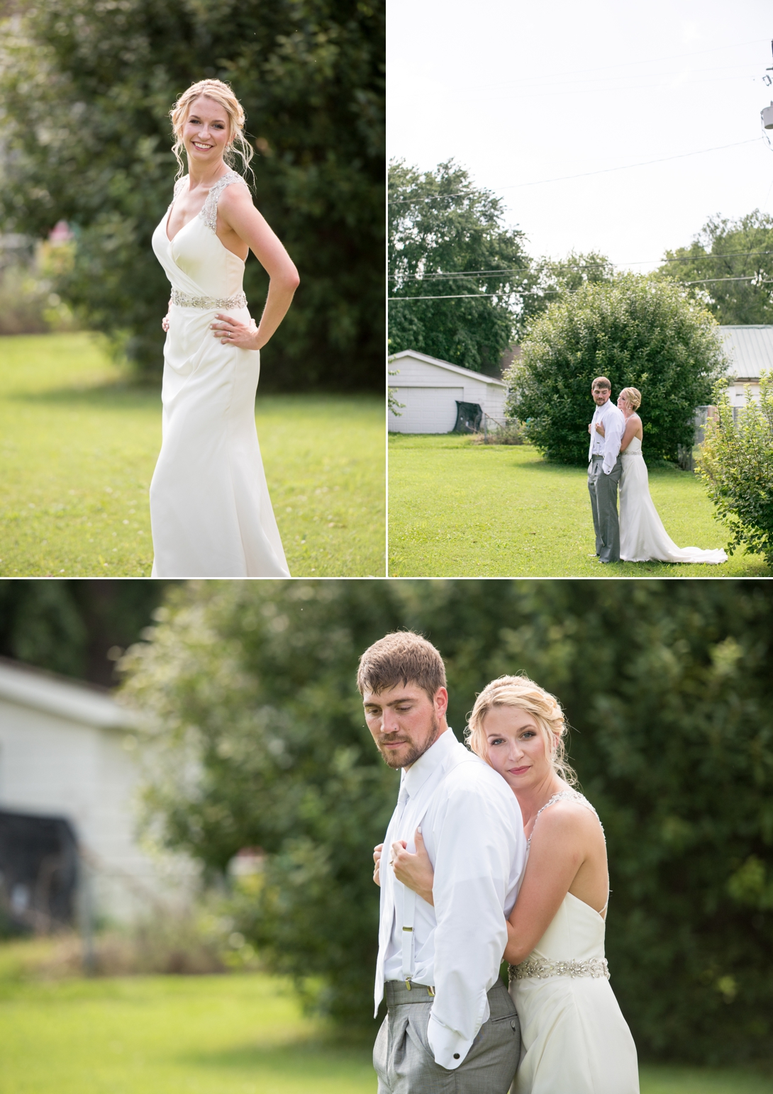 Bride and Groom Pictures in Perry Kansas