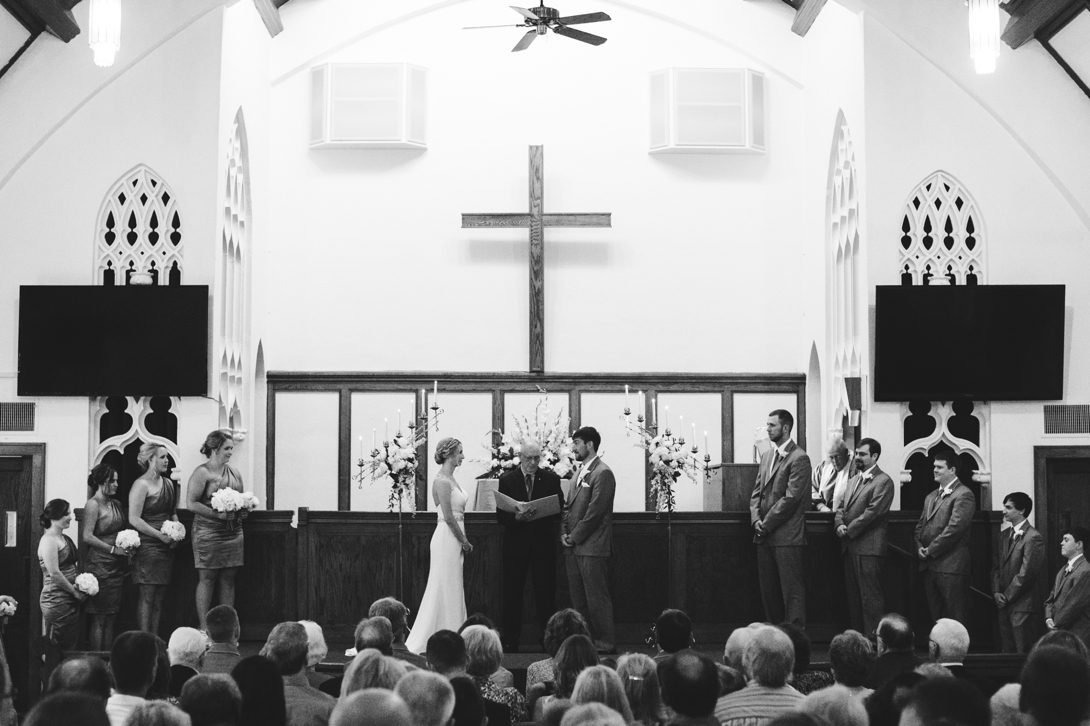 Wedding at Perry United Methodist Church