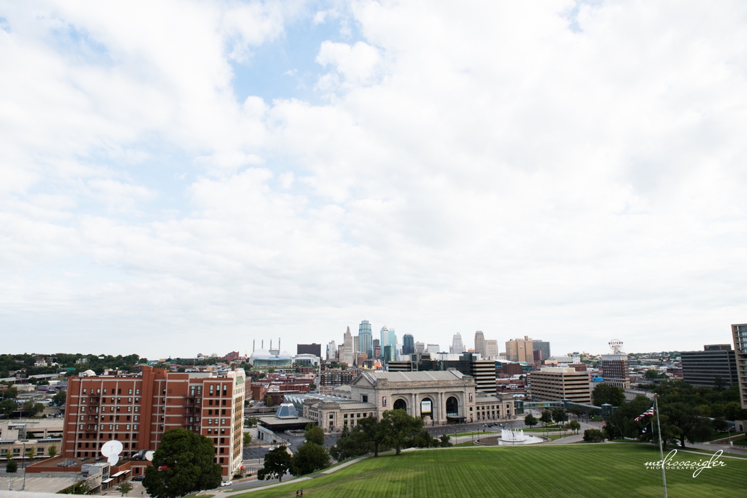 Picture from Liberty Memorial overlooking downtown Kansas City