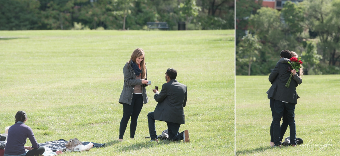 Kansas City wedding proposal story