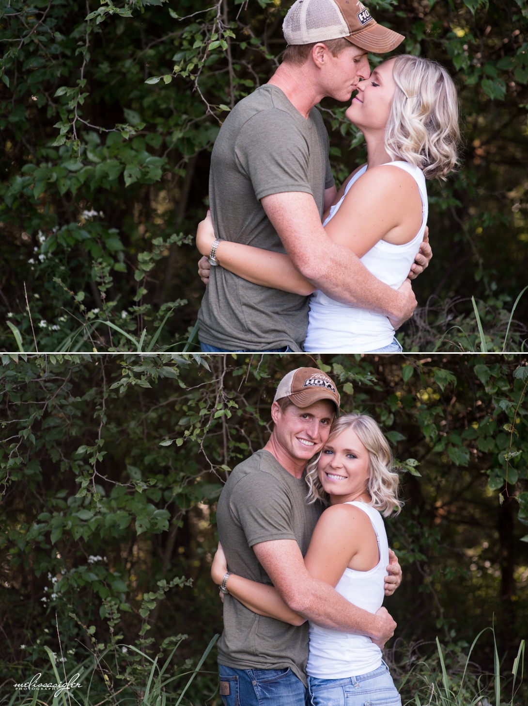A Kansas City country engagement session