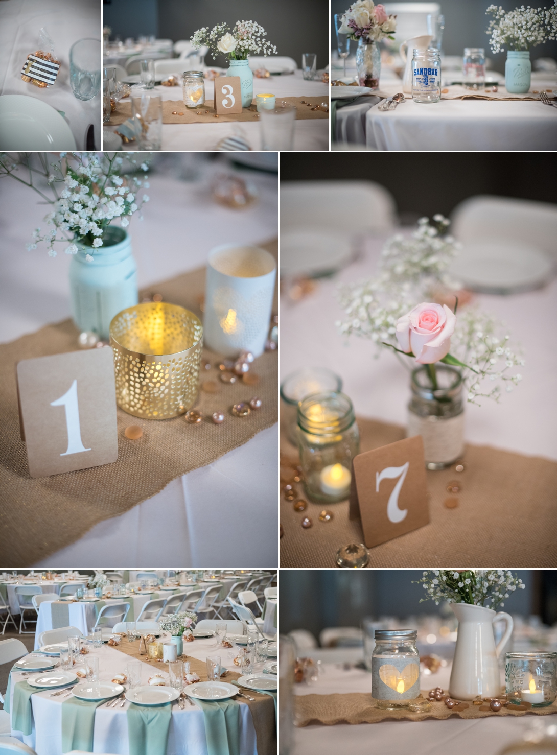 Pastel wedding details W Banquet Hall