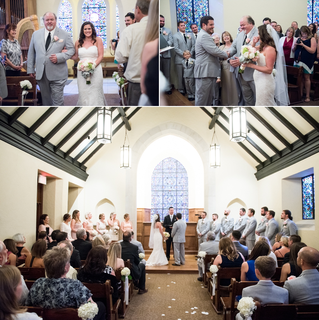 Danforth Chapel Wedding in Lawrence, Kansas