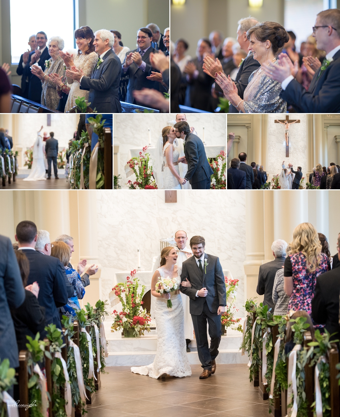 Wedding at St. Ann's Catholic Church Kansas City