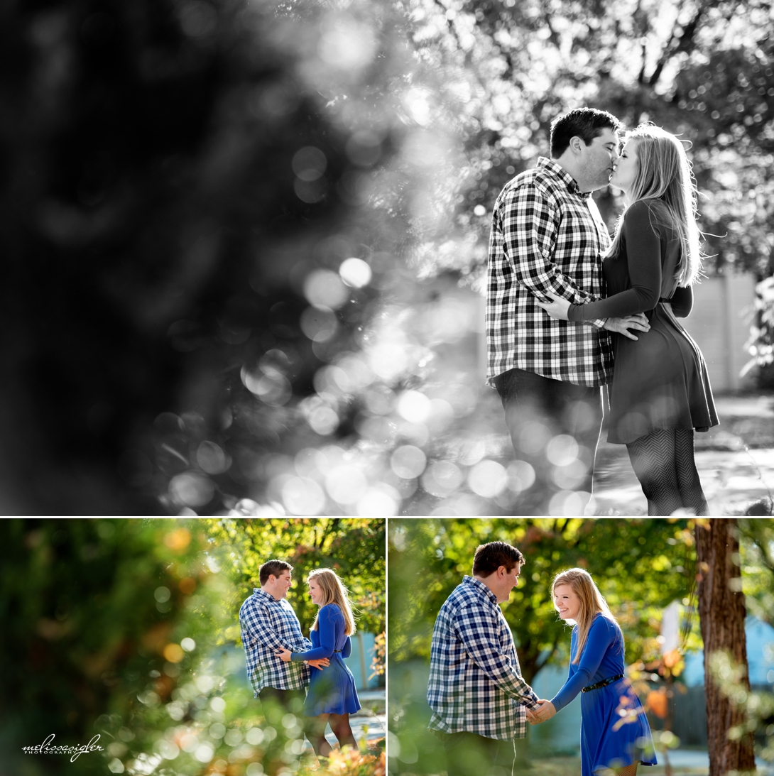 Beautiful fall engagement session in Lawrence