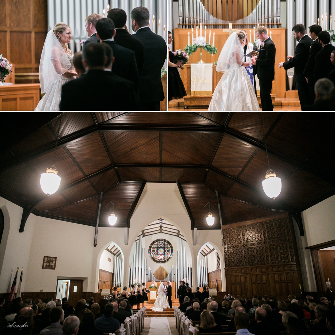 Presbyterian church wedding New Years Eve Kansas City