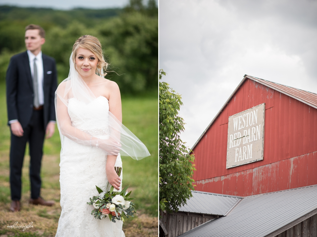 Weston Red Barn Farm wedding
