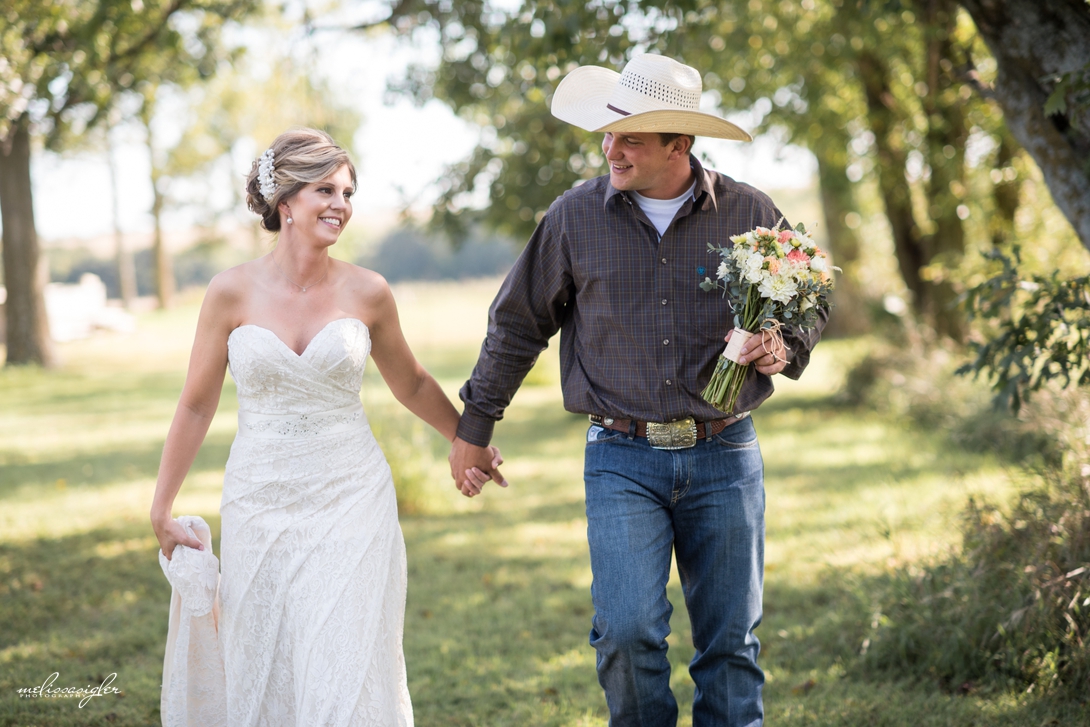 Kansas wedding in the country