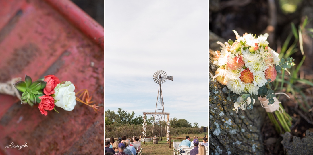 Ceremony in the country in Kansas