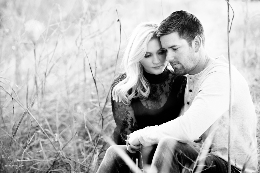 Country engagement photos in Kansas City