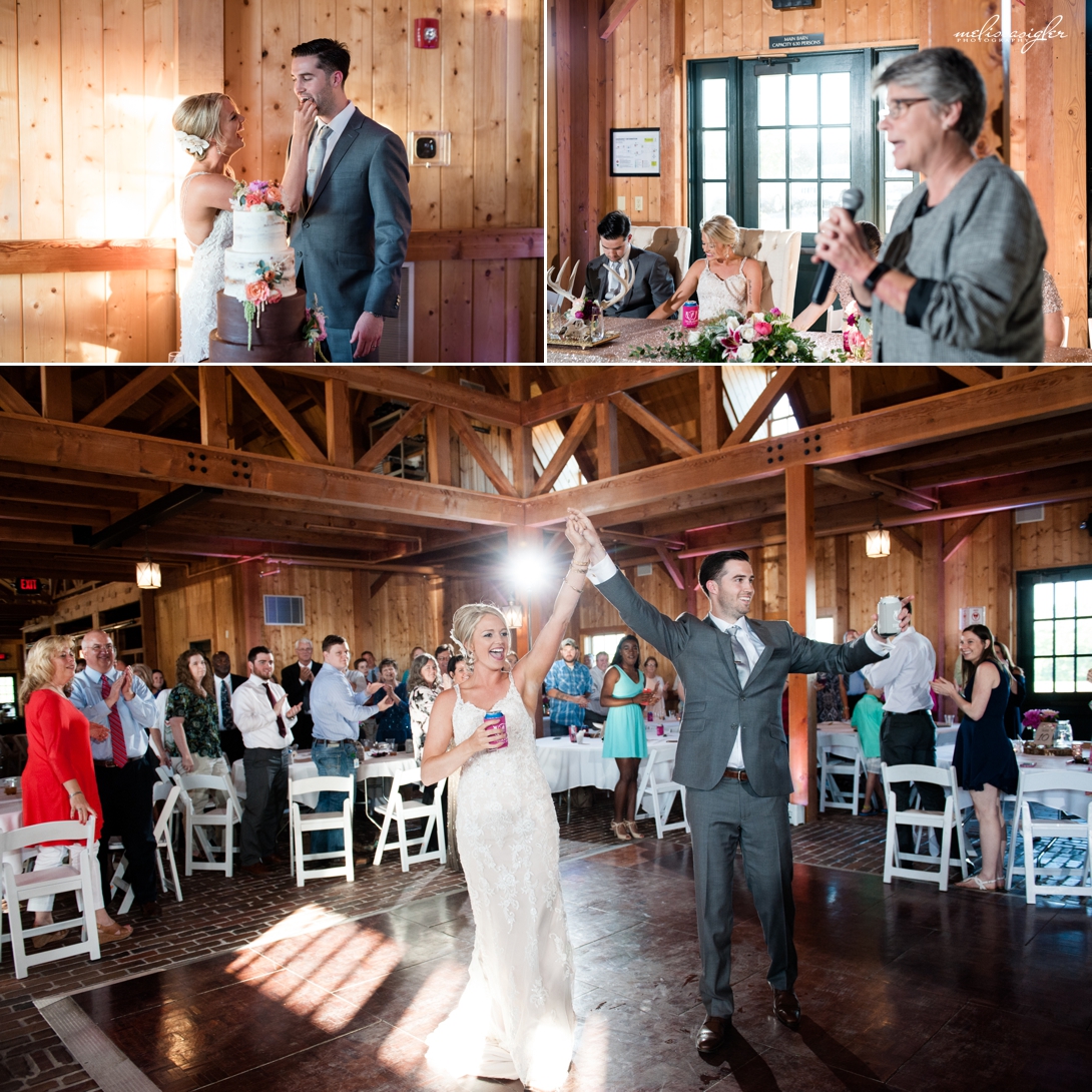 Midale farm wedding reception