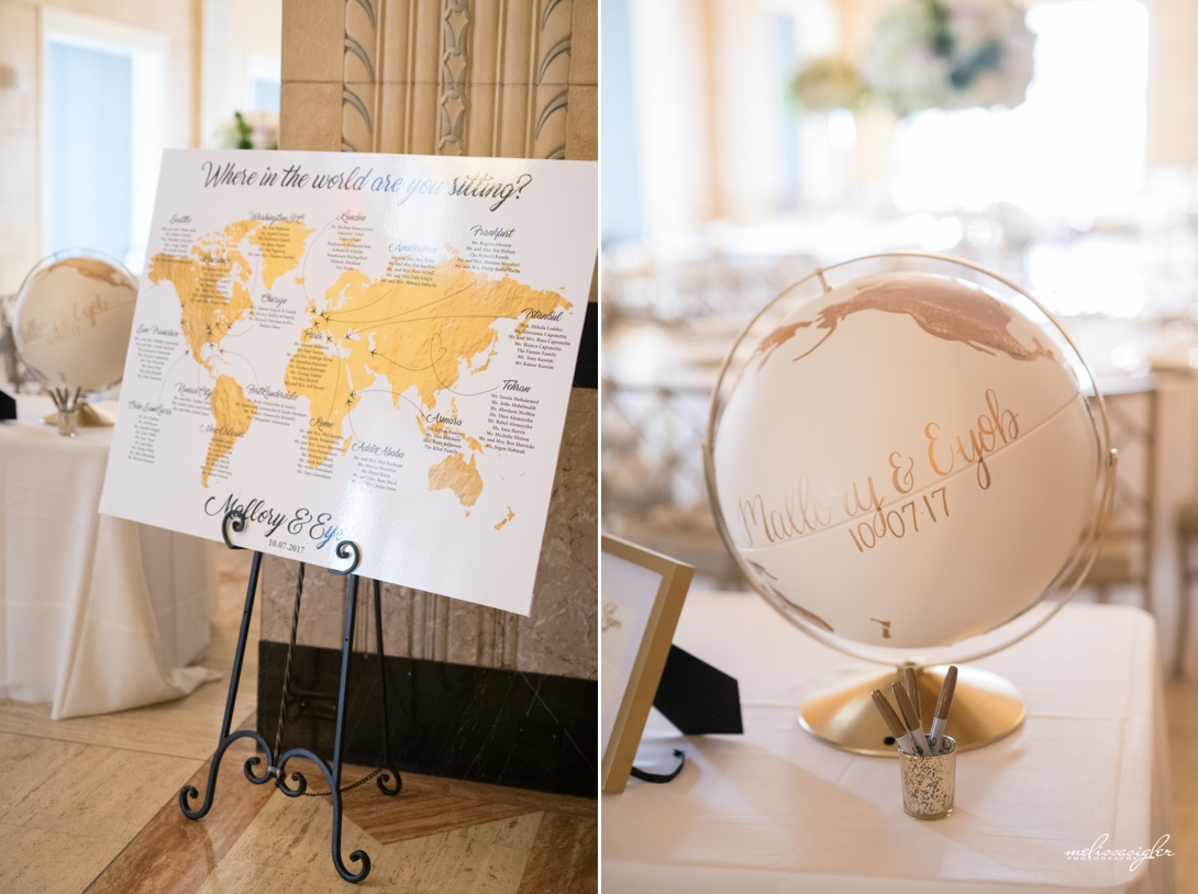 travel-inspired wedding at grand hall at power and light
