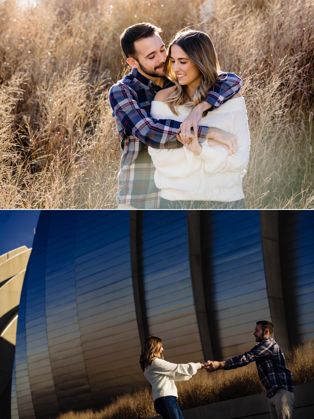 Kauffman center engagement pictures