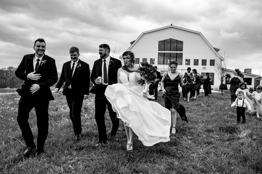windy wedding day 