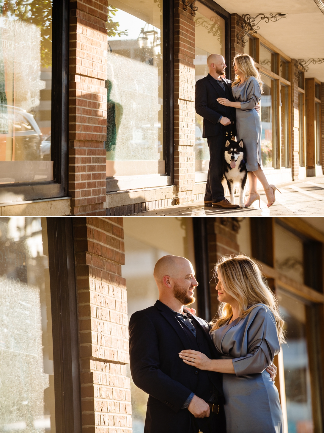 plaza engagement pictures