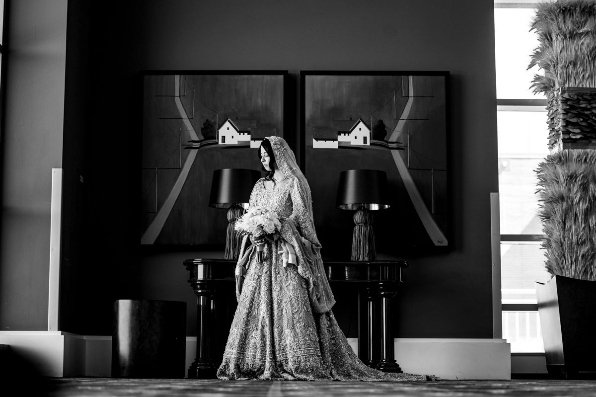 muslim bridal portrait